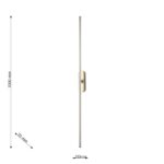 3002-2W, настенный светильник, D35xW45xH1000, LEDx15W, 1000LM, 3000K, included — изображение 3