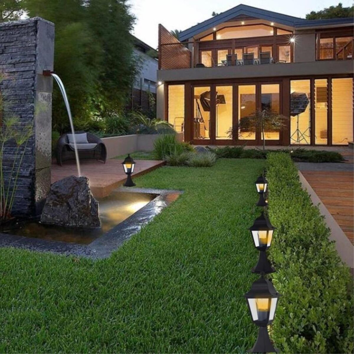 1812-1T, уличный светильник, W150*H370, 1xE27x60W, IP44, excluded — изображение 5