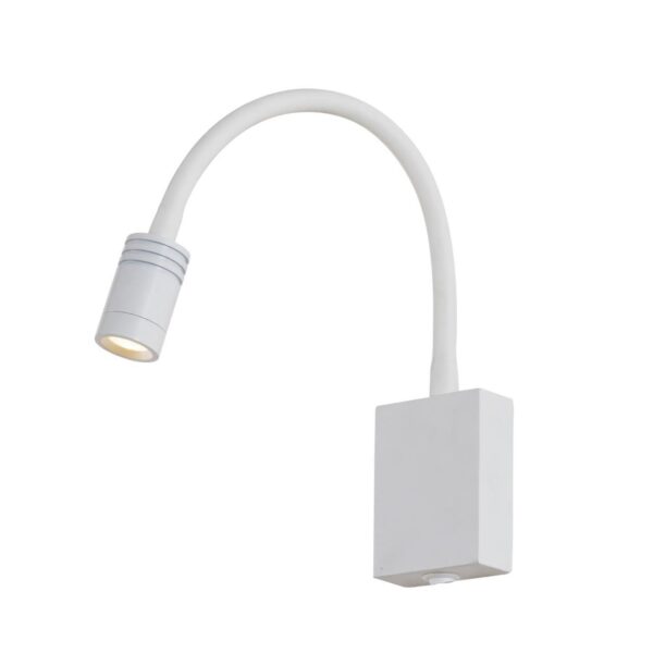 1958-1W, настенный светильник, D120xW60xH200, 1xLEDx3W, 240LM, 3000K, included, switch