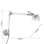 1870-1W, настенный светильник, D680xW680xH475, 1xE27x40W, excluded — изображение 3