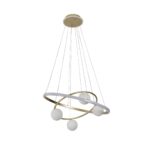 4185-6P, подвесная люстра, D600xH150/1200, 4xG9LEDx10W, excluded + LEDx70W + LEDx20W, 4725LM, 3000-6000K, included, remote control — изображение 2