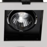 1988-1C, врезной светильник, L120xW120xH92, cutout:L100xW100, LEDx10W, BEAM ANGLE:24°, 350° ROTATION, 800LM, 4000K, included — изображение 4