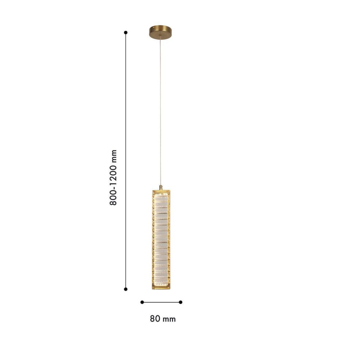 4195-2P, подвес, D80xH800/1200, 2xLEDx16W, 2880LM, 4000K, included — изображение 3