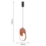 4607-1P, подвес, L180xW170xH405/1980, LEDx7W, 910LM, 3000K, included — изображение 3