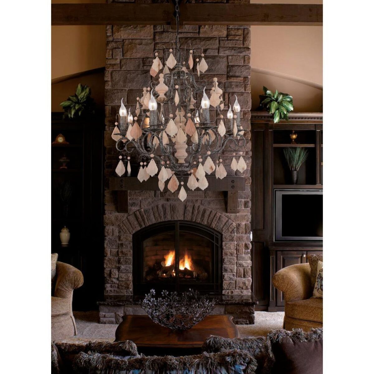 1763-5P, люстра подвесная, D500xH620/1620, 5xE14x40W, excluded — изображение 5