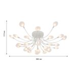 4198-28C, потолочная люстра, D880xH320, 28xG4LEDx3W, 5600LM, 3000K, included — изображение 3