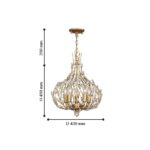 2020-5P, люстра подвесная, D420xH450/800, 5xE14x40W, excluded — изображение 2