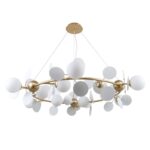 2771-12P, подвесная люстра, D1050xH240/1120, 12xG9x25W, excluded — изображение 2