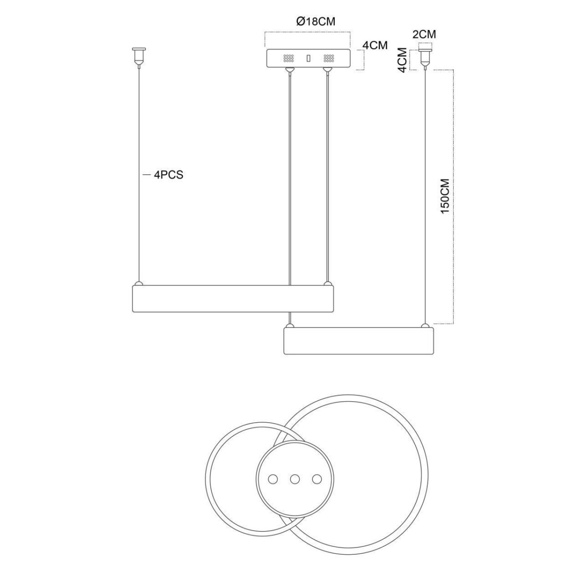 4591-180-2CH, потолочная чаша, D180xH40, цвет хром — изображение 7