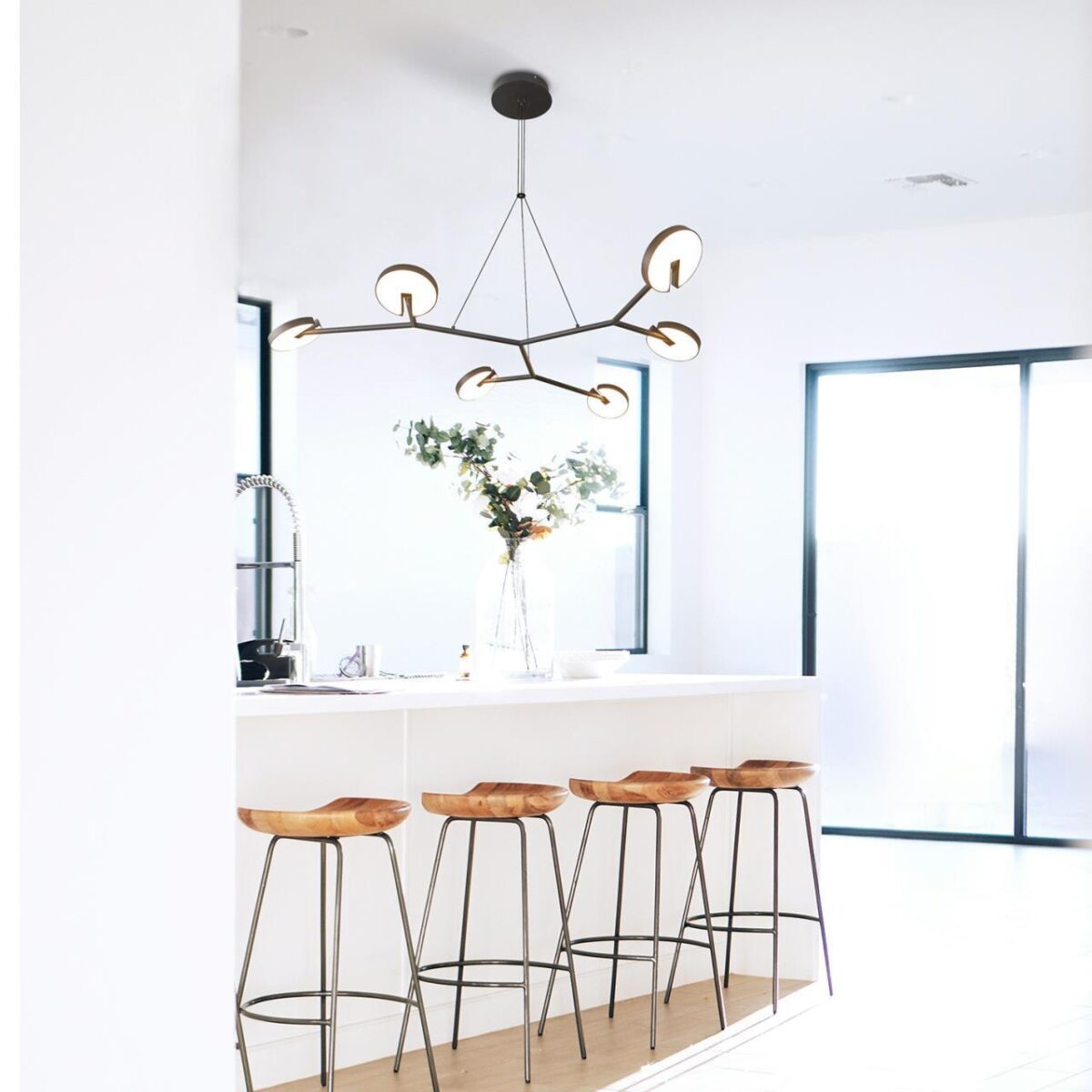 4401-2C, потолочная люстра, L775xW160xH360, 2xLEDx12W, 2100LM, 3000K, IP20, included — изображение 4