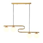 4037-4P, подвесная люстра, L800xW120xH280/1280, 4xE14LEDx5W, excluded