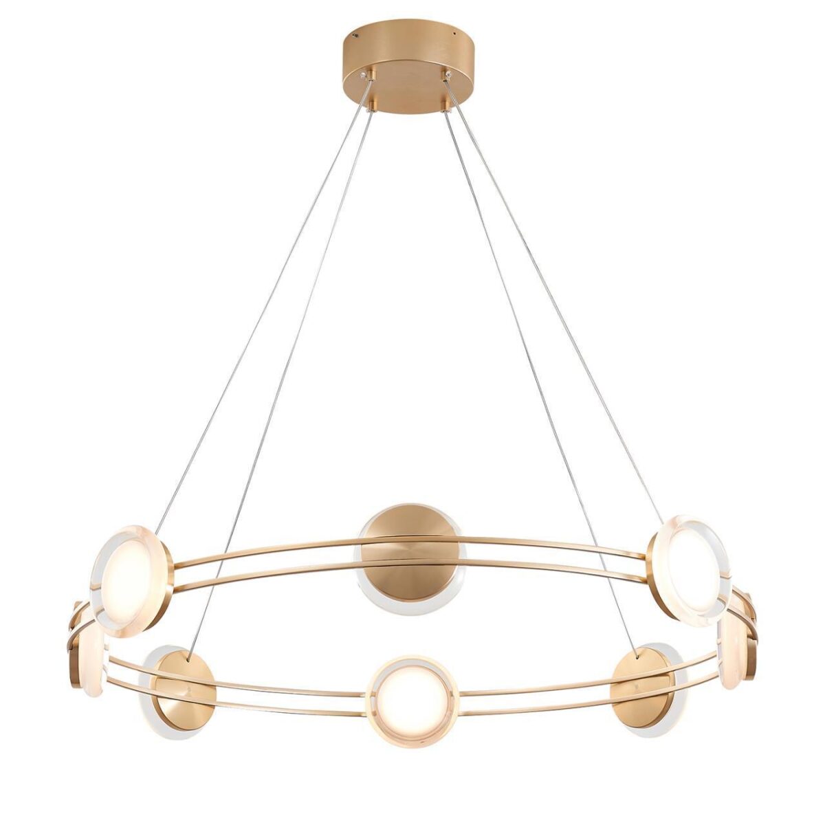 4334-8P, подвесная люстра, D800xH175/1800, 8xLEDx4W, 2560LM, 4000K, included — изображение 1