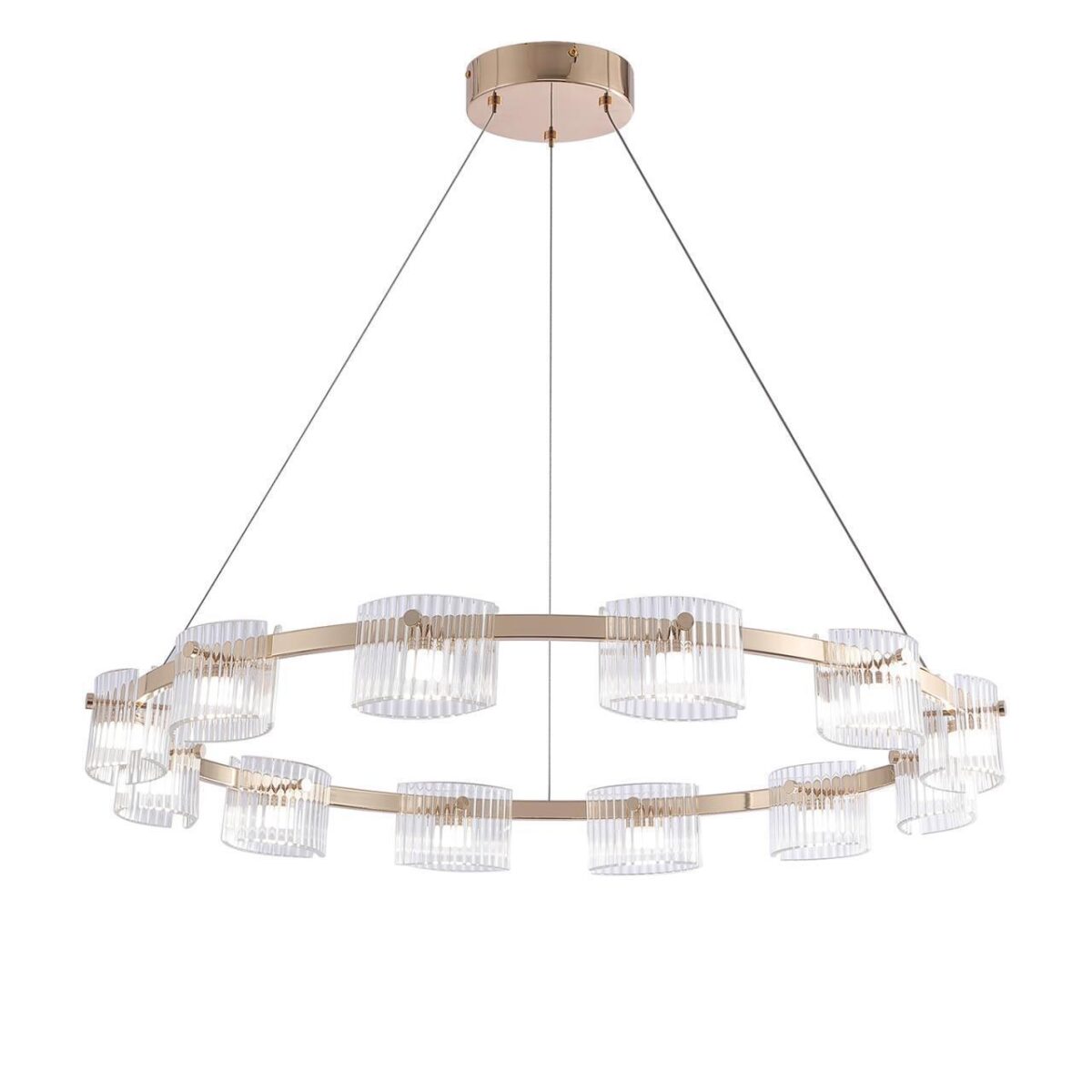 4248-12P, подвесная люстра, D820xH1300/1500, 12xLEDx5W, 1440LM, 4000K, included — изображение 1