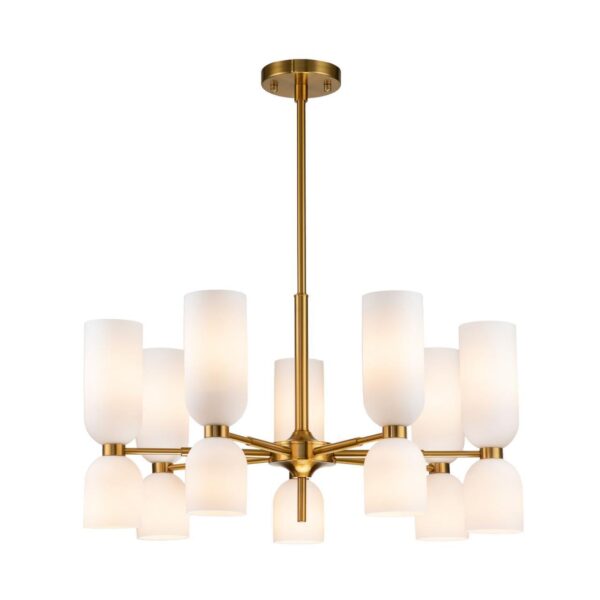 2876-7P, подвесная люстра, D780*H550/850, 14xE14x40W, excluded