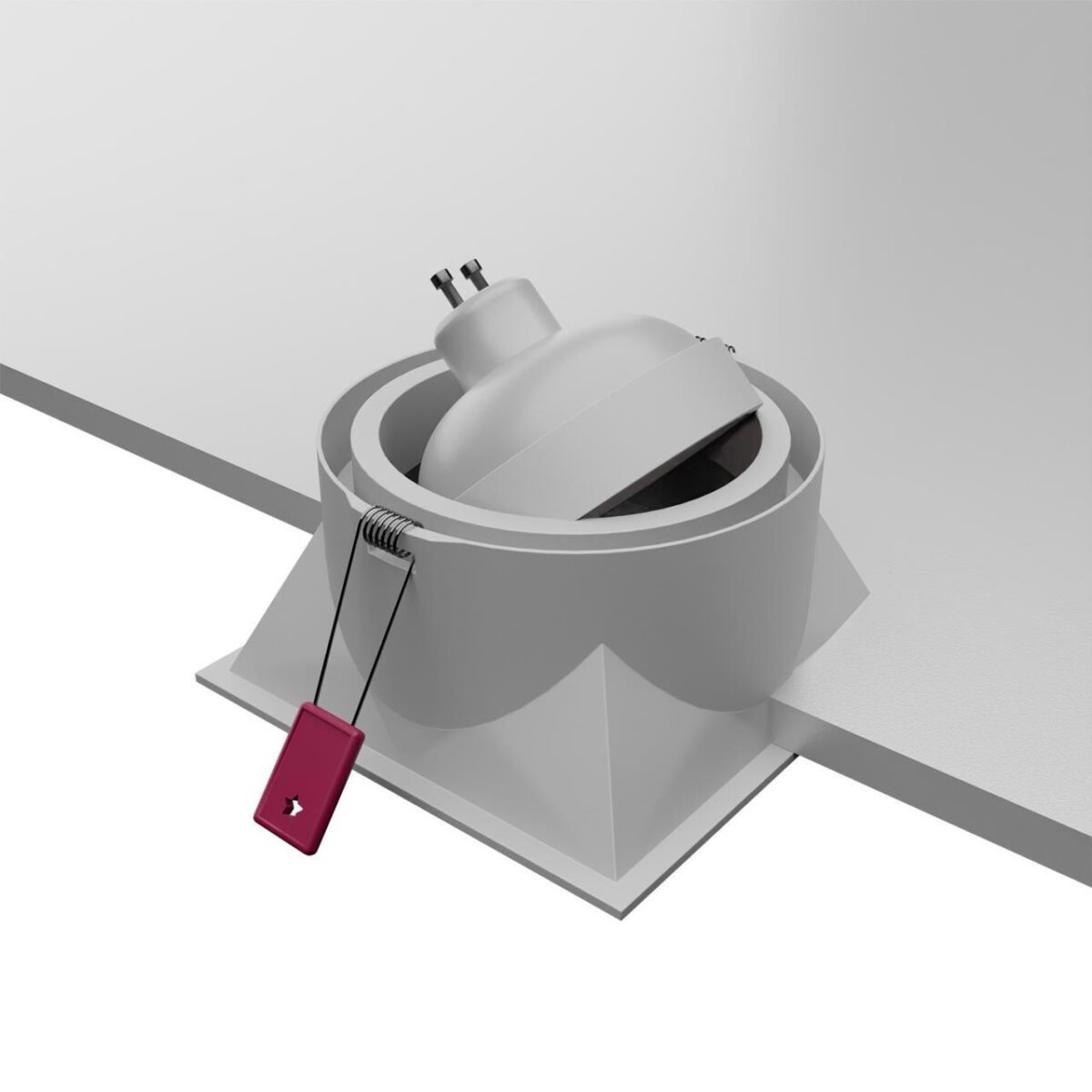 4521-1C, врезной светильник, L90xW90xH45, cutout:L80xW80, 1xGU10x35W, IP20, excluded — изображение 4