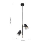 4618-2P, подвес, D290xH425/1600, 2xGU10x35W, excluded — изображение 3