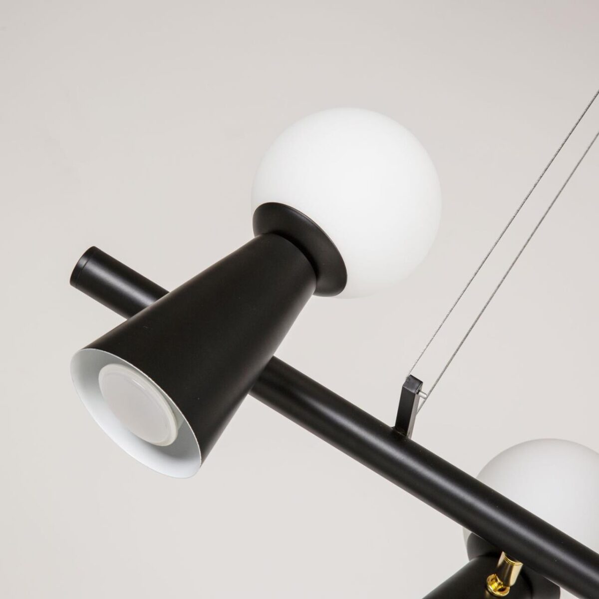 4095-5P, подвесная люстра, L900xW330xH230/1730, 5xG9LEDx3W + 5xGU10x35W, excluded — изображение 8