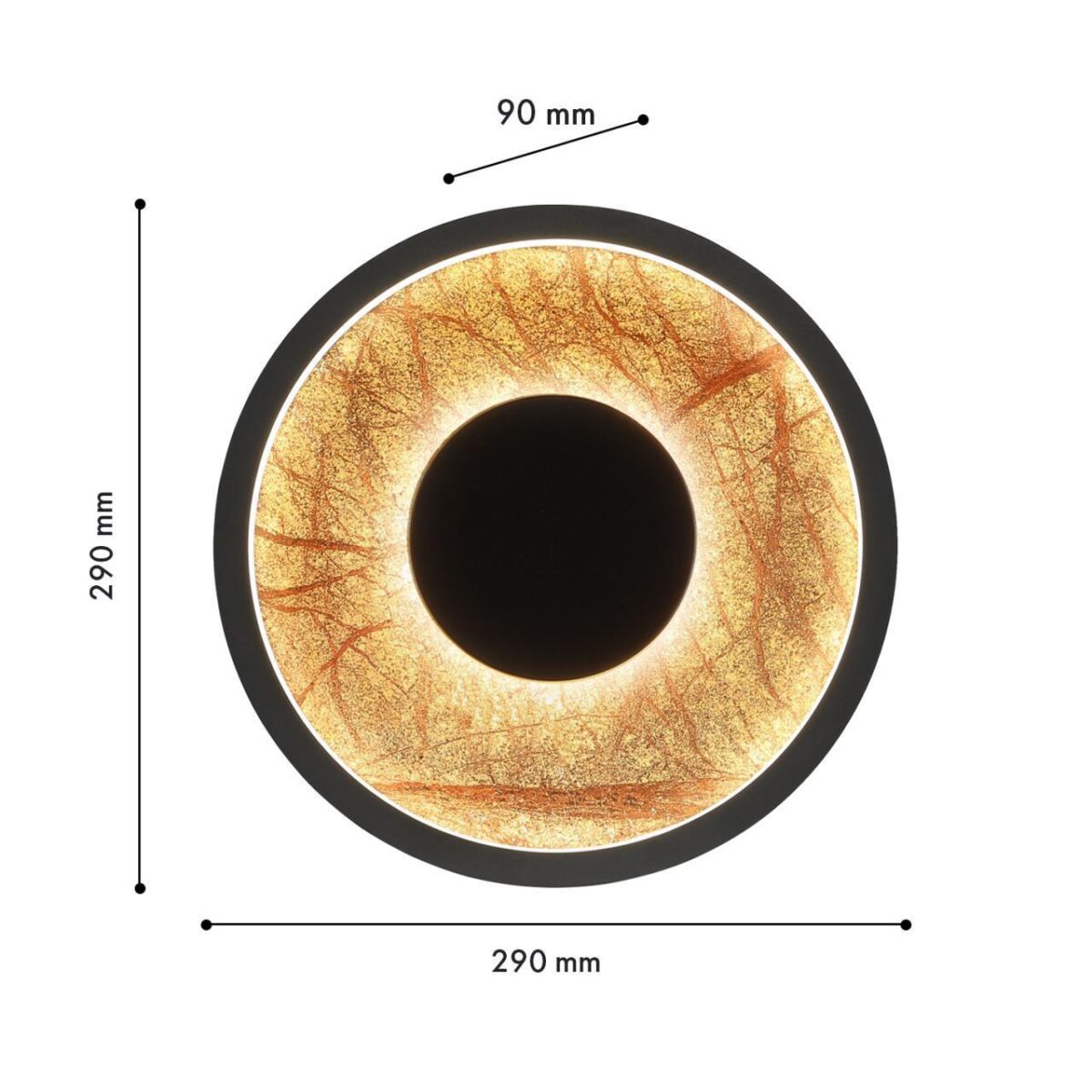 4445-1W, настенный светильник, D90xW290xH290, LEDx20W, 230LM, 4000K, included — изображение 3