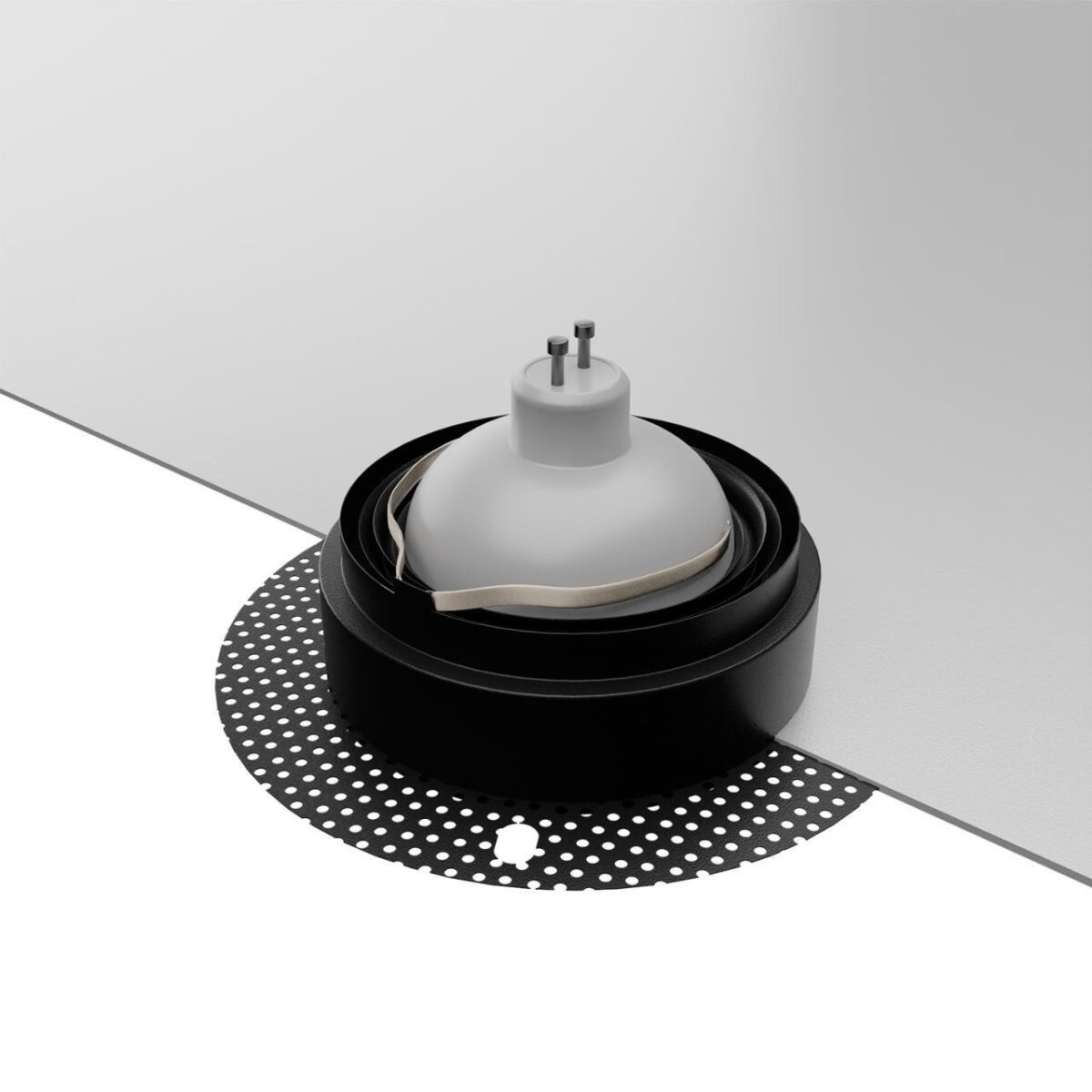 4535-1C, врезной светильник под штукатурку, D125xH36, cutout:D80, 1xGU10x35W, IP20, excluded — изображение 4