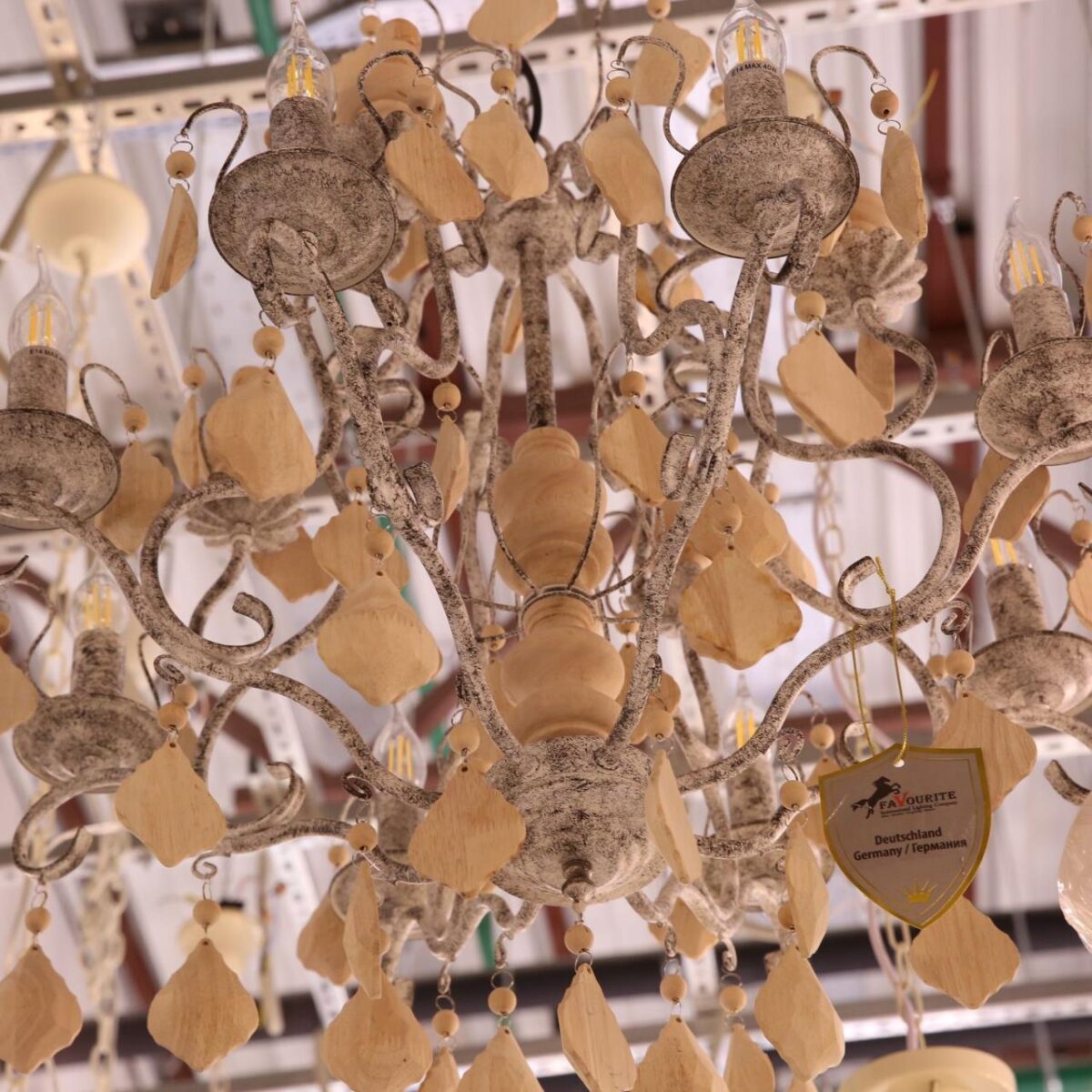 1763-5P, люстра подвесная, D500xH620/1620, 5xE14x40W, excluded — изображение 6