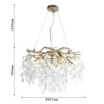 3056-7P, подвесная люстра, D600xH350/1350, 7xE14x40W, excluded — изображение 3