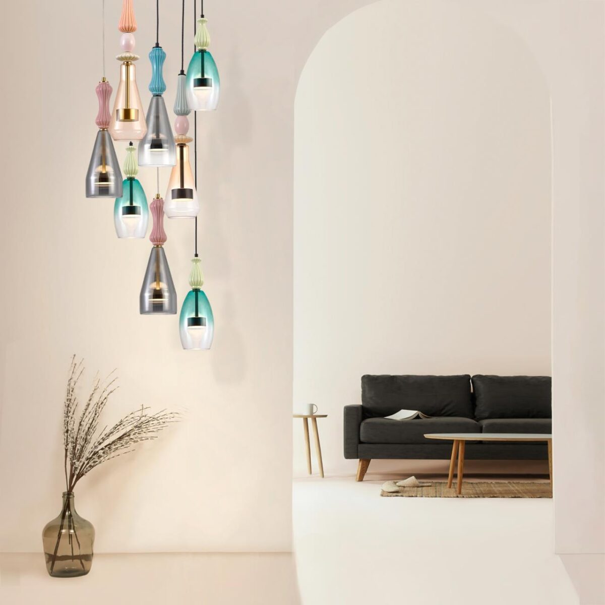 4464-1P, подвес, D125xH710/1800, LEDx9W, 1030LM, 4000K, included — изображение 2