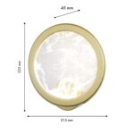 4374-1W, настенный светильник, D45xW215xH225, LEDx10W, 600LM, 4000K, CRI>90, included — изображение 2