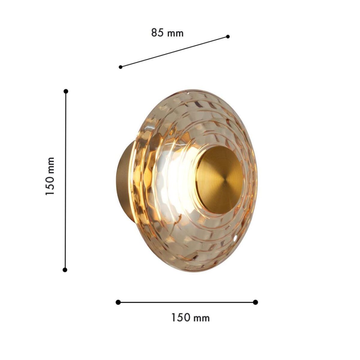 4641-1W, настенный светильник, D85xW150xH150, LEDx6W, 630LM, 4000K, included — изображение 2