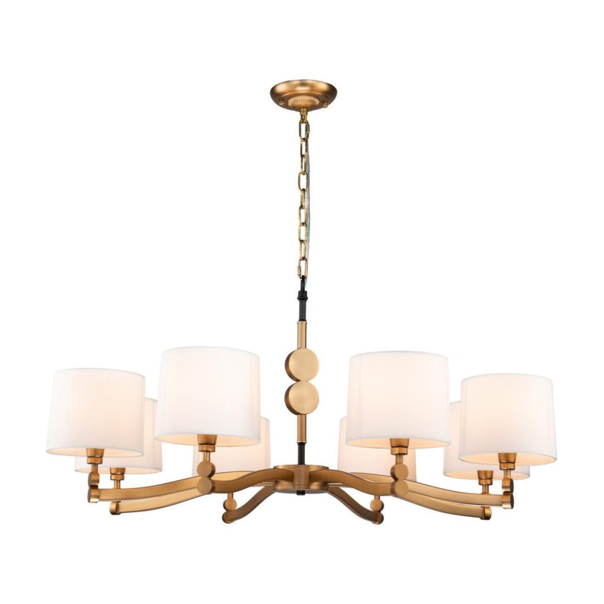 2624-8P, подвесная люстра, D900xH400/1400, 8xE14x40W, excluded 2624-8P, подвесная люстра, D900xH400/1400, 8xE14x40W, excluded — изображение 1