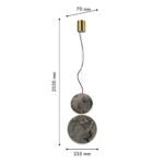 4447-2P, подвес, L225xW70xH2020, LEDx15W, 445LM, 4000K, included — изображение 3