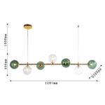 4035-7P, подвесная люстра, L1200xW300xH300/1300, 7xG9LEDx5W, excluded — изображение 3