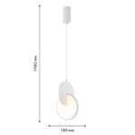 4610-1P, подвес, L180xW170xH405/1980, LEDx7W, 910LM, 3000K, included — изображение 3