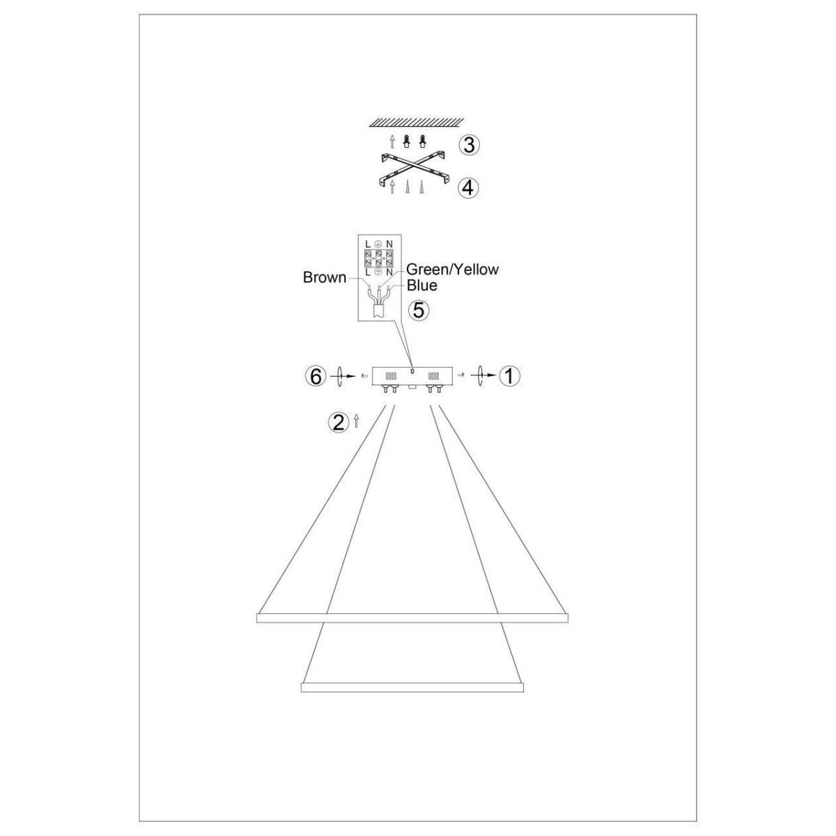 4591-180-6GD, потолочная чаша, D180xH40, цвет золотой — изображение 6