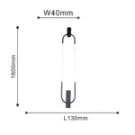 4191-1P, подвес, L130xW40xH500/1600, LEDx3W, 255LM, 4000K, included — изображение 3