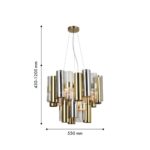 4477-8P, подвесная люстра, D550xH430/1200, 8xE14x60W, excluded — изображение 2