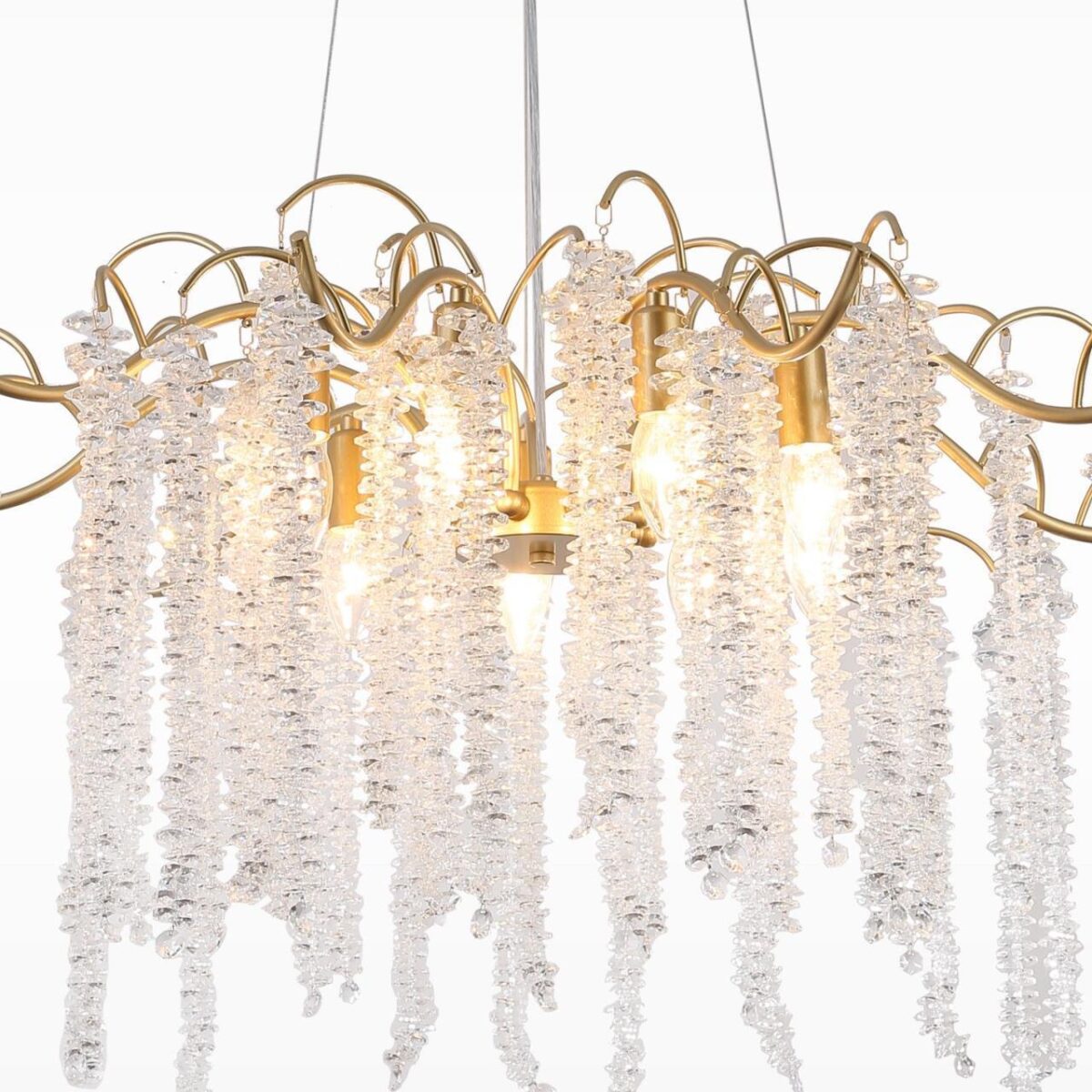 4134-9P, подвесная люстра, D850xH350/1200, 9xE14x60W, excluded — изображение 5