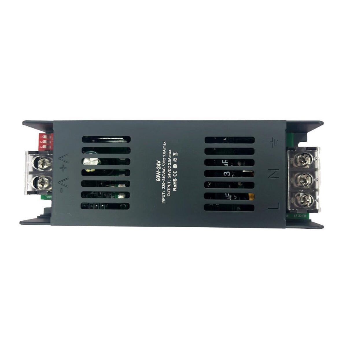 2002-DC-050, блок питания, L142xW48xH28, 60W, 24V — изображение 1