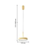 4507-1P, подвес, D125xH210/1800, LEDx10W, 650LM, 4000K, IP20, CRI>90, included — изображение 2