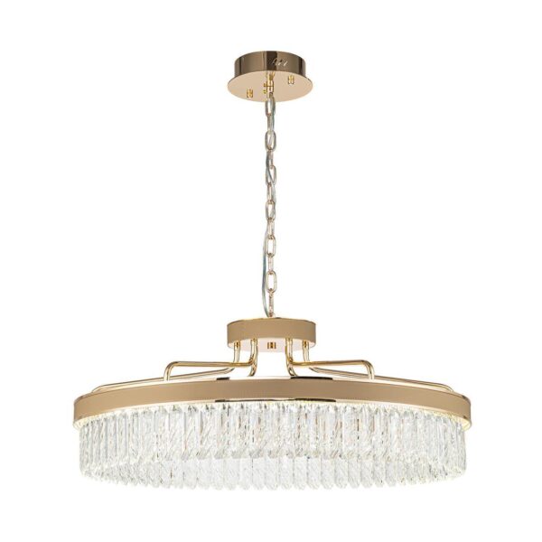 4304-8P, подвесная люстра, D805xH365/1185, LEDx80W, 4200LM, 3000K/4000K/6000K, included