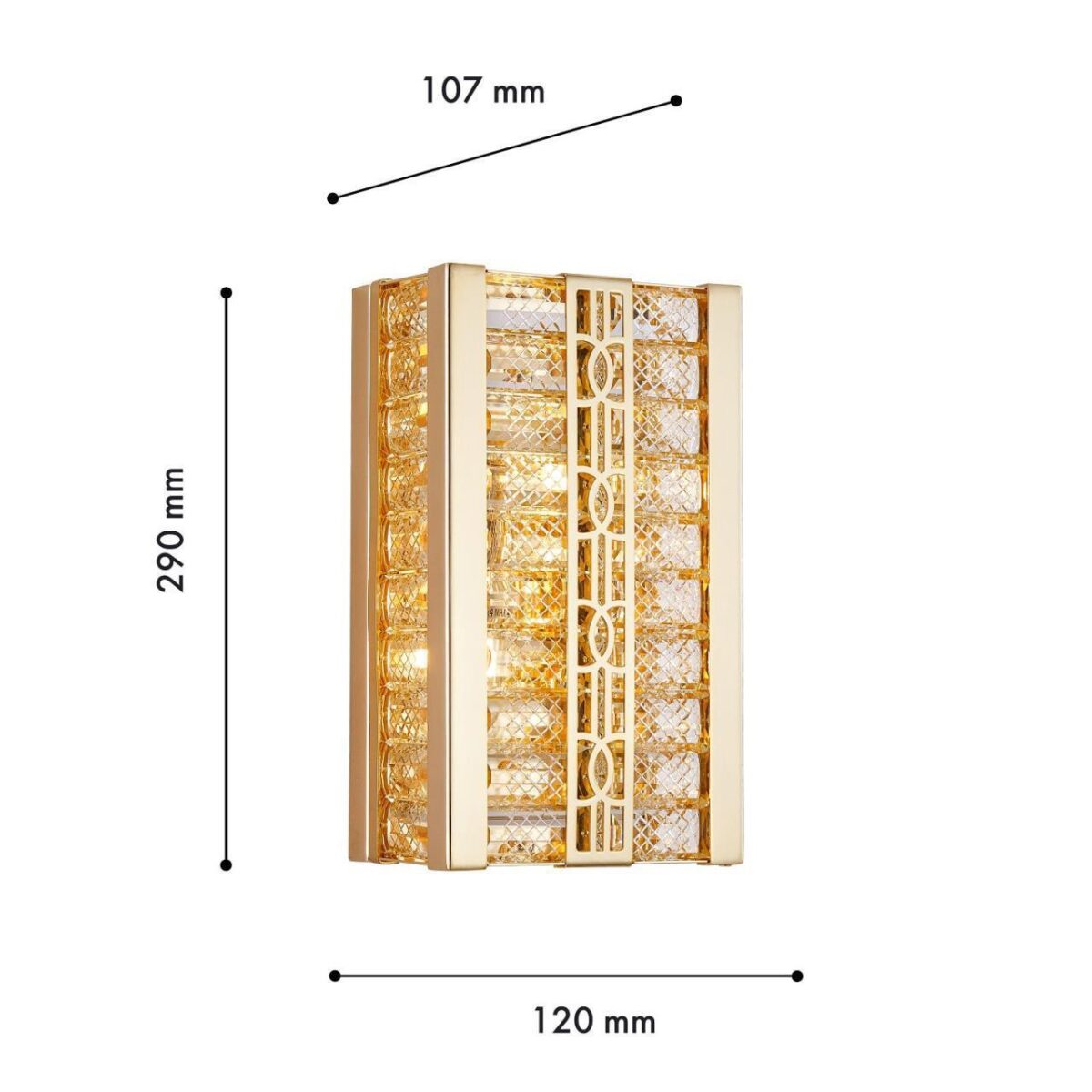 4206-2W, настенный светильник, D110xW170xH290, 2xE14x40W, excluded — изображение 3