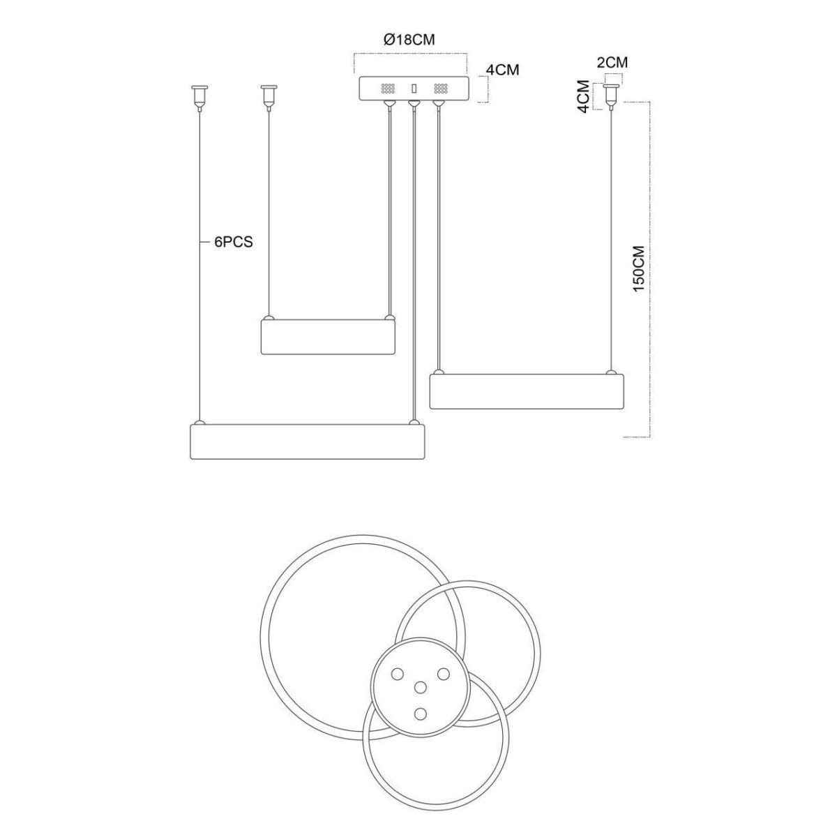4591-220-3CH, потолочная чаша, D220xH40, цвет хром — изображение 6