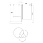 4591-220-3CH, потолочная чаша, D220xH40, цвет хром — изображение 6
