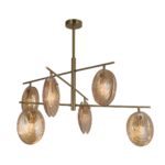 4485-6C, потолочная люстра, D900xH685, 6xE14x60W, excluded — изображение 2