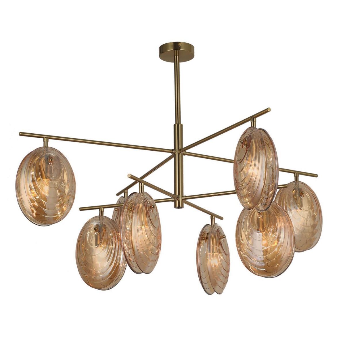 4485-8C, потолочная люстра, D900xH685, 8xE14x60W, excluded — изображение 2