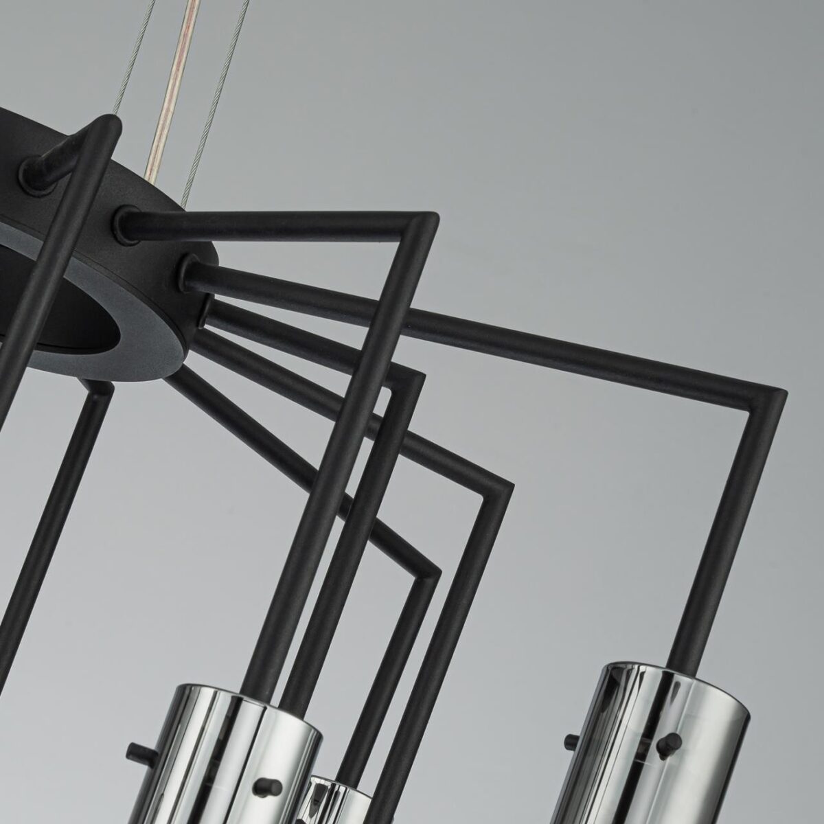 4501-15P, подвесная люстра, D555xH435/1635, 15xG9x25W, excluded — изображение 6