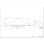 4110-1W, настенный светильник, D180xW600xH165, LEDx18W, 500LM, 4000K, included — изображение 5