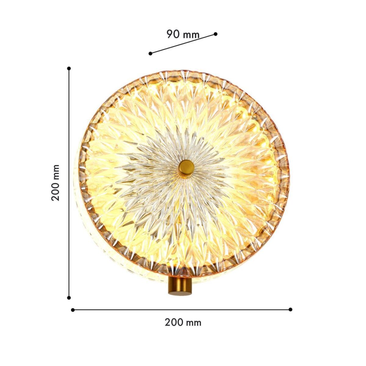 4488-2W, настенный светильник, D90xW200xH200, LEDx8W, 550LM, 4000K, included — изображение 2
