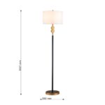 2624-4F, напольный светильник, D350xH1530, 4xE14x40W, excluded — изображение 3