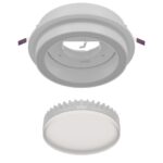 4539-1C, врезной светильник, D105xH44, cutout:D90, 1xGX53LEDx15W, IP20, excluded — изображение 5