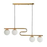 4037-4P, подвесная люстра, L800xW120xH280/1280, 4xE14LEDx5W, excluded — изображение 2